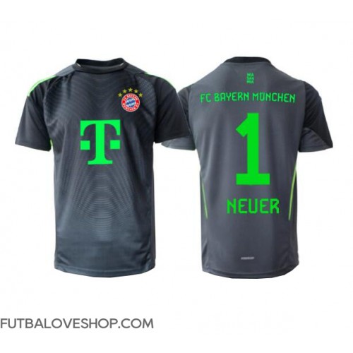 Dres Bayern Munich Manuel Neuer #1 Brankarsky Preč 2025-26 Krátky Rukáv